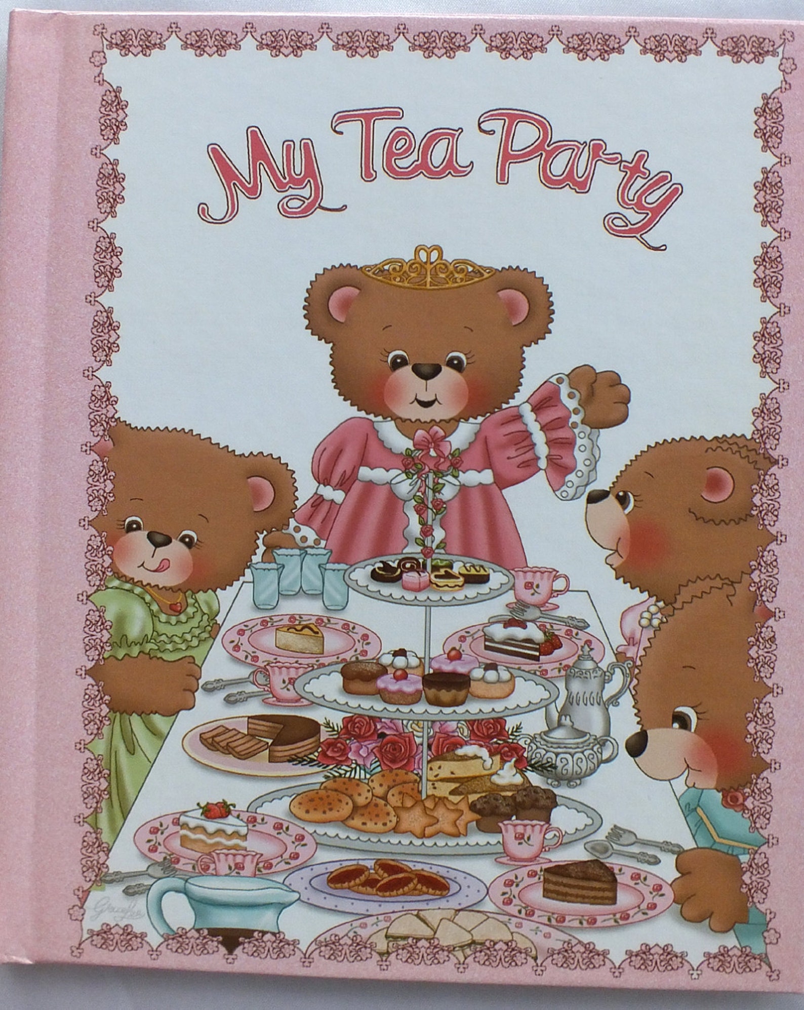 My Tea Party Personalized Book A Book All About Having A Tea | Etsy