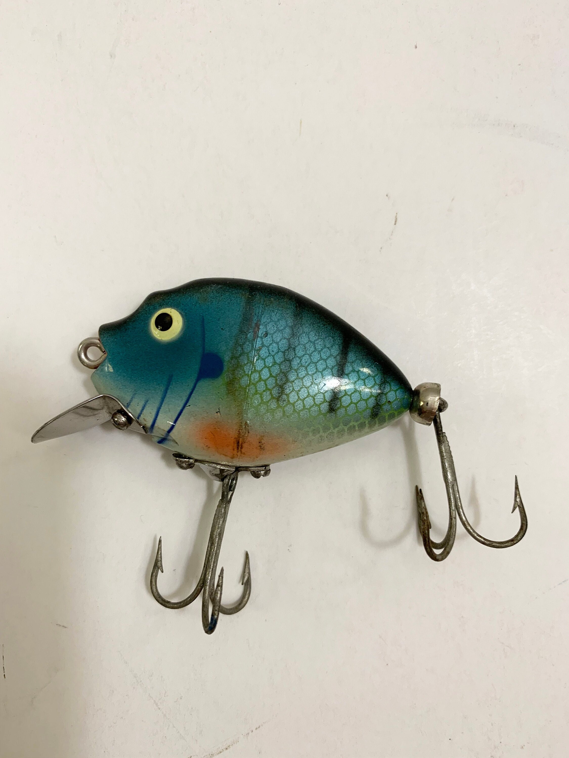 Vintage Heddon Pumpkinseed Fishing Lure ~ punkinseed bluegill color ~  Collectible lure, Classic Fishing
