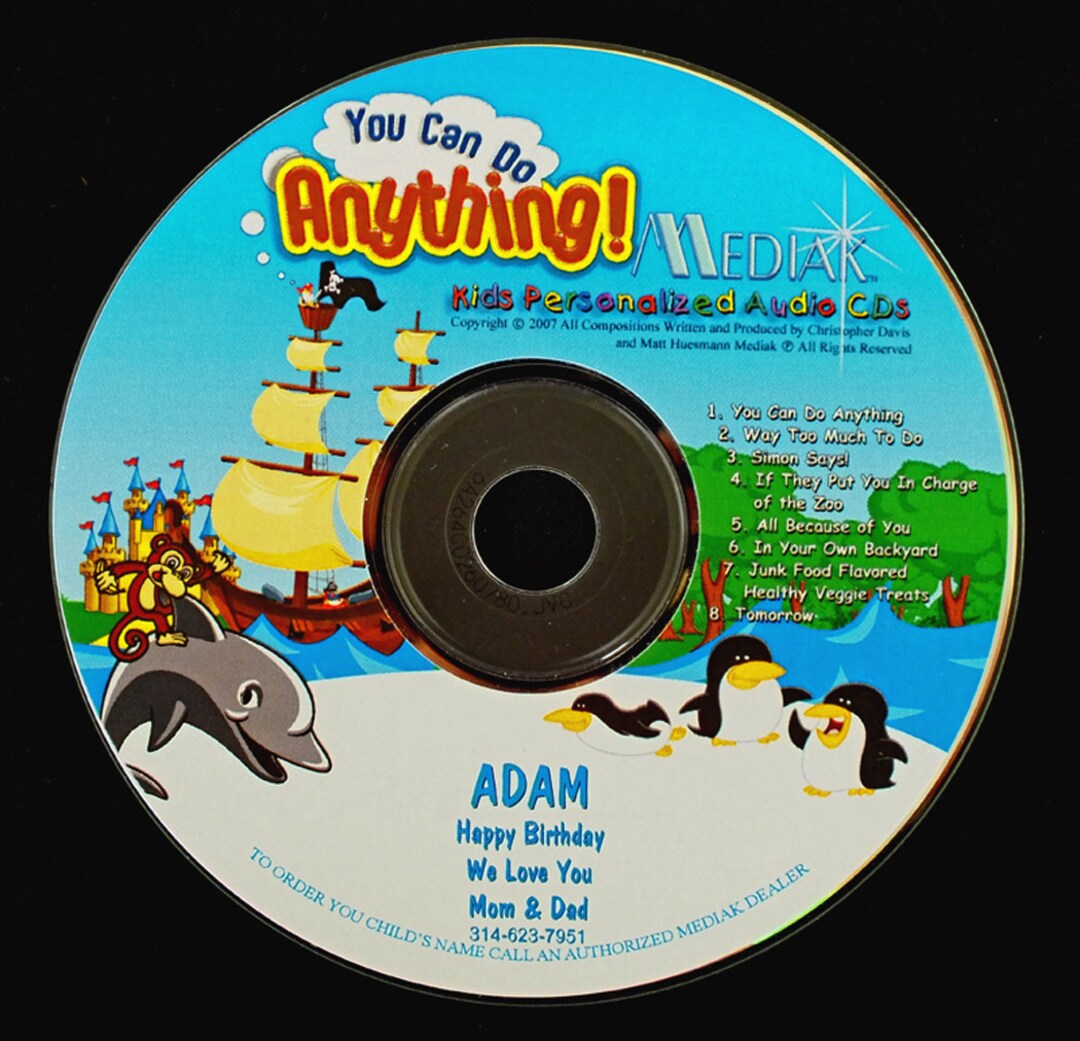 You Can Do Anything Personalized CD Your Child's Name - Etsy