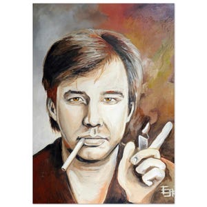 Bill Hicks Oil Painting Portrait Print