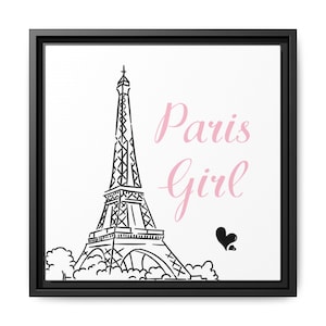 Eiffel Tower Art Print, Paris Wall Decor, Gift for Travelers, French Decor, Parisian Home, Girls Room Wall Art