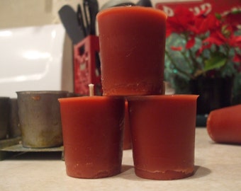 Clove Leaf Pure Beeswax Votives