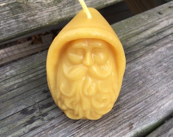 Old Man Winter Pure Beeswax Candle