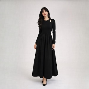 plus size velvet bridesmaid dress Gwen Velvet Dress main image 1