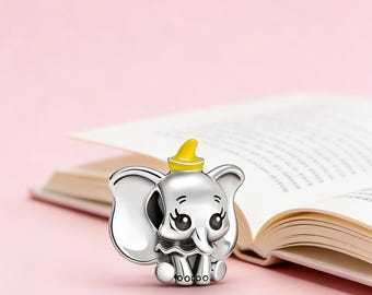 Disney Dumbo Charm,925 Sterling Silver Charm,Compatible with Pandora Bracelets,Inspired,Perfect Gift for Girls Women