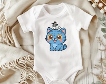 Derpy Cat Chibi K-Pop Baby Romper & Infant T-Shirt
