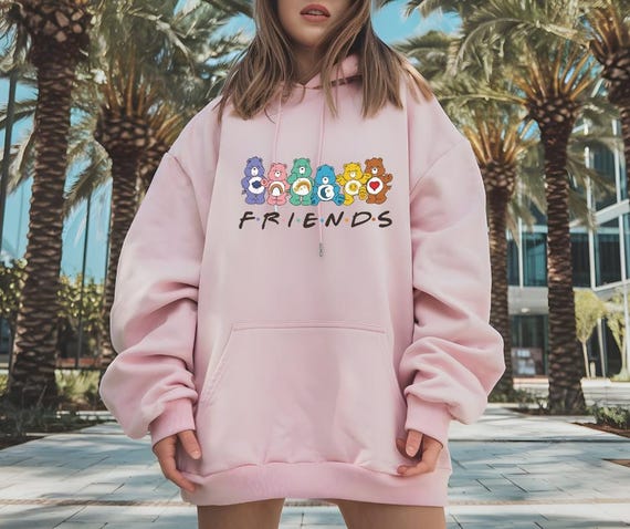 Oversized 80's Pullover Car Bearse “Friends” 80s Cartoon