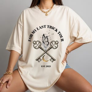 2025 Halsey For My Last Trick The Tour Shirt, Halsey 2025 Concert, Halsey Fan Gift, Comfort Colors Halsey For My Last Trick The Tour Shirt
