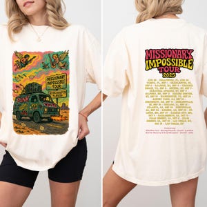 Blink 182 missionary impossible tour 2025, Unisex Tshirt Blink 182, Comfort Colors Blink 182 T-Shirt, Retro Casual Unisex T-Shirt