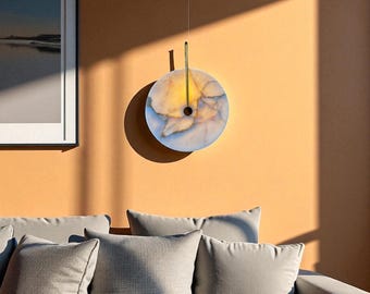 Round Marble Wall Sconce: Modern Gold Lighting