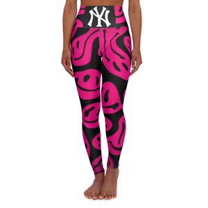 Funky High Waisted Yoga Leggings - Vibrant Activewear for Any Occasion, Fitness, Yoga, Dance, Gym Wear, Workout