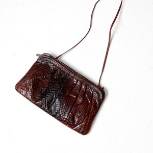 vintage Palizzio snakeskin purse