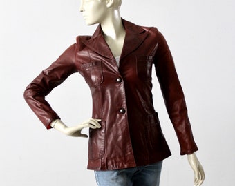 East West Leather Jacket - Etsy