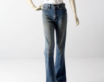 1970er Jahre Levis 646 Jeans, vintage Levis Schlagbein, 29 x 32