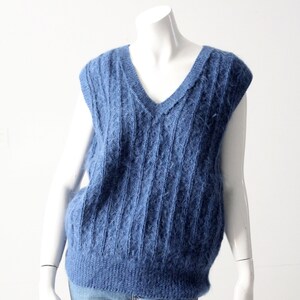 vintage mohair sweater vest
