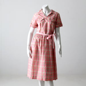 vintage 50s plaid dress by Dee Dee Daytimers