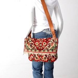 vintage carpet bag