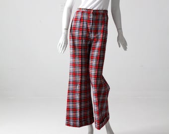vintage 70s Bobbie Brooks plaid pants