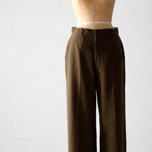 vintage wool army pants, US Army field trousers