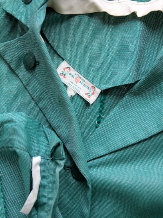 1950年代のガールスカウトの制服、キャンプシャツとスカート - Etsy 日本