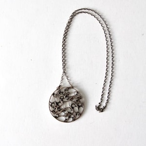 vintage statement pendant necklace