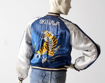 Japanese souvenir jacket, vintage Suka-Japanese tour jacket