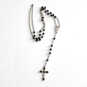 vintage rosary necklace