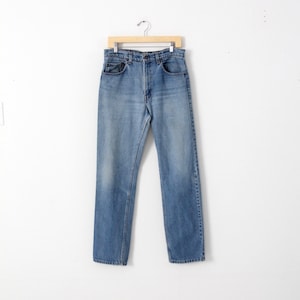 Levi&#39;s 505 jeans, vintage Levis zip fly, 34 x 32