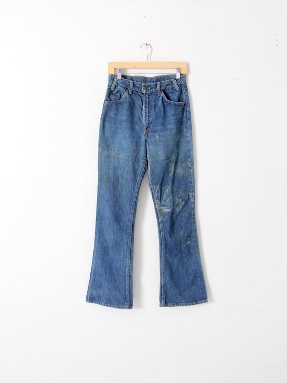 vintage Levis 646 jeans, distressed denim 29 x 32