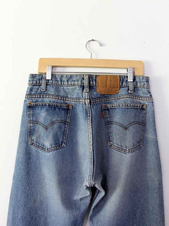 Levi's 505 jeans, vintage 80s denim 34 x 30 - image 4