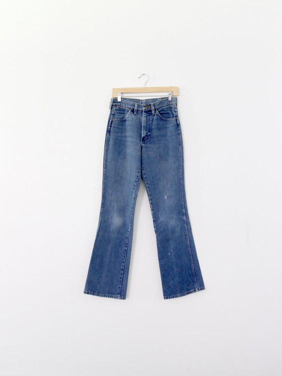 Wrangler Jeans, Vintage 70s Wrangler Flare Leg Jeans 29 X 32 Wrangler Jeans, Vintage 70s Wrangler Flare Leg Jeans 29 X 32