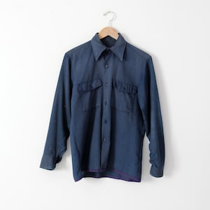 vintage 1950s utility work shirt