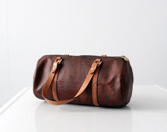 vintage 90s Etro leather bag