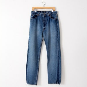 vintage Levi's 501 denim jeans, 34 x 35 image 2