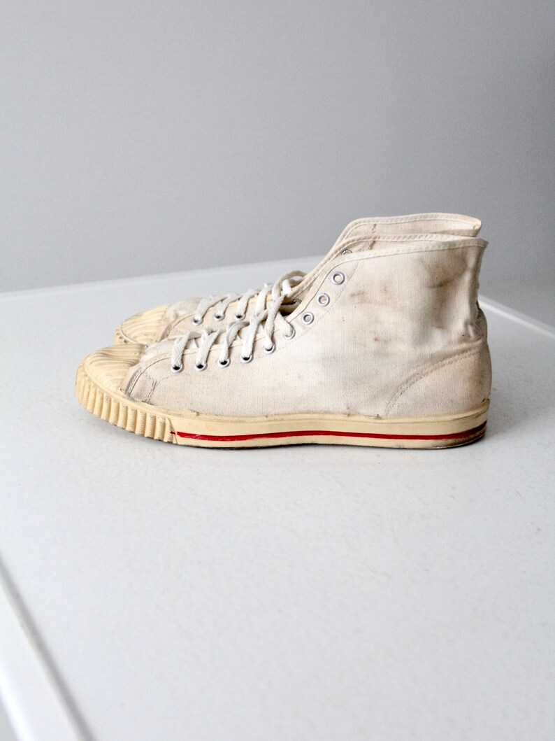 Vintage 50s basketball shoes Bata basketball shoes 1950s Etsy