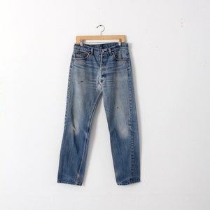 vintage 501 Levi&#39;s distressed denim jeans ⎟ 33 x 31