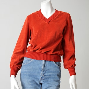 vintage 70s v-neck top by Sears The Fashion Place