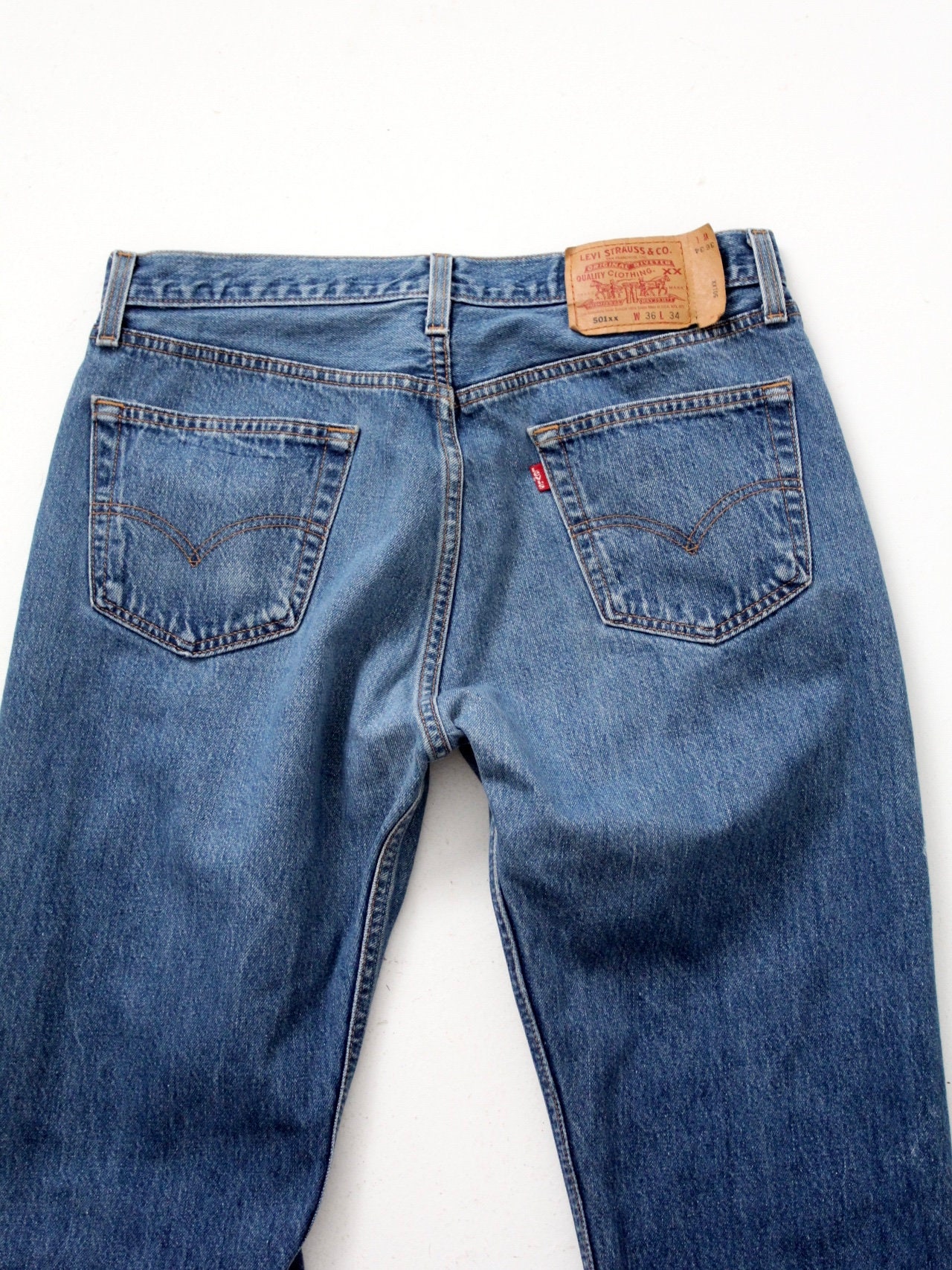 Vintage Levi's 501 Xx Denim Jeans ⎟ 34 X 31 - Etsy