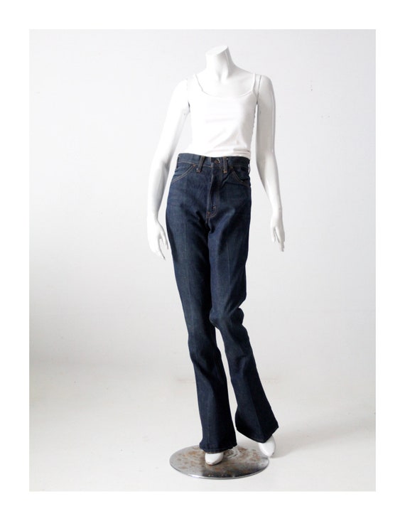 vintage 70s Levis 646 flare leg tall jeans 32 x 3… - image 1