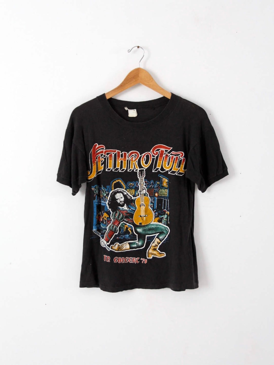 80s JETHRO TULL バンドT ブラック ビンテージ USA製