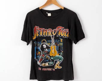 1978 Jethro Tull Concert T-shirt, Vintage Jethro Tull Tee - Etsy