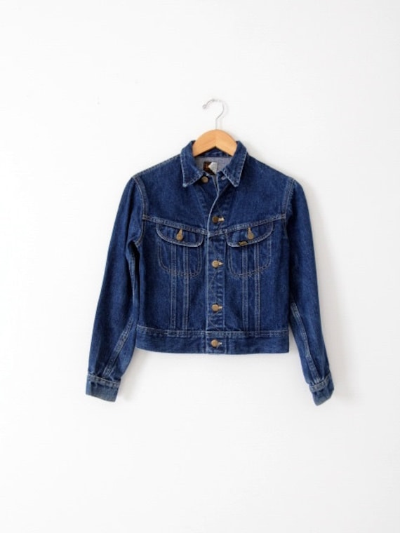 Vintage 70s Lee Denim Jacket, Small American Jean Jacket - Etsy Canada