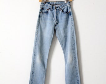 vintage 501s, Levi's 501 denim jeans, 26 x 31