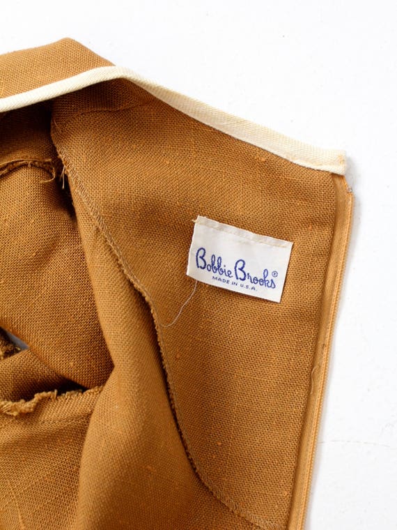 vintage Bobbie Brooks dress, wool knit drop waist… - image 8