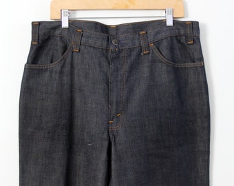 Calça jeans Levi's Big E Sta Prest vintage dos anos 60, 38 x 30