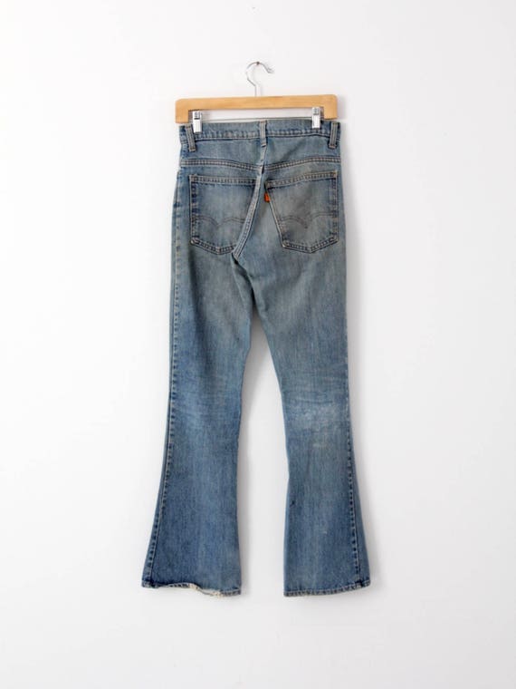 1970s Levis 646 jeans, vintage Levis flare leg, 2… - image 5