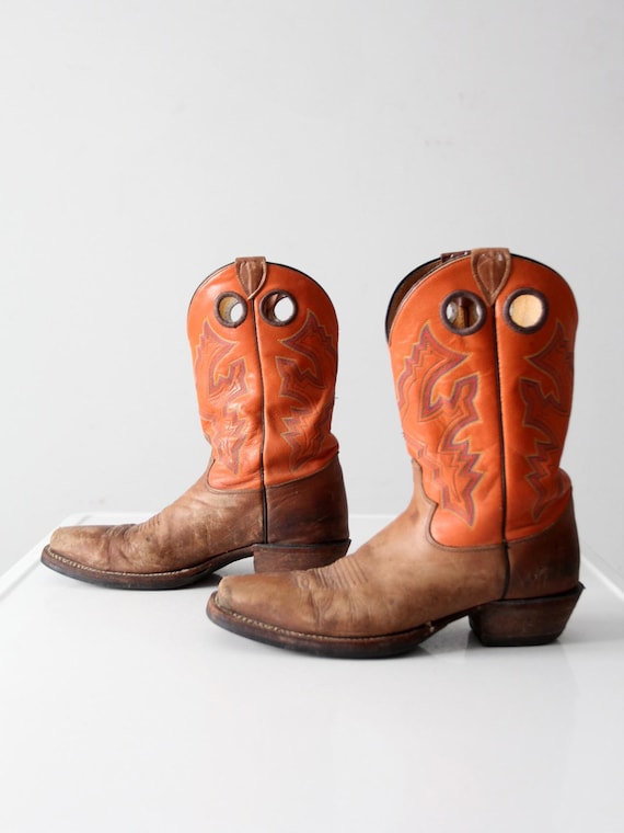 vintage Justin cowboy boots size 9.5 D
