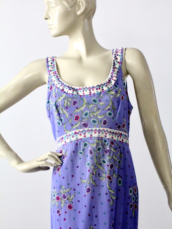 1960s Pucci Slip Dress / Vintage Pucci Form Fit R… - image 4