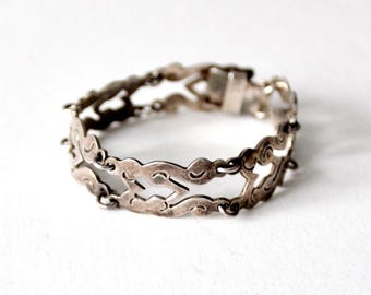 vintage Mexican sterling silver bracelet