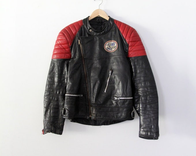 Vintage Motorcycle Jacket / 1980s Racing Jacket - Etsy